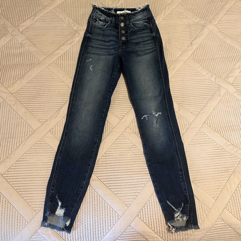 KanCan Distressed Skinny Jeans